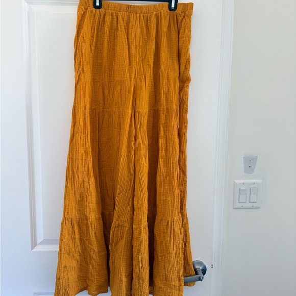 Free People Dresses & Skirts - Free People Mustard Maxi Skirt